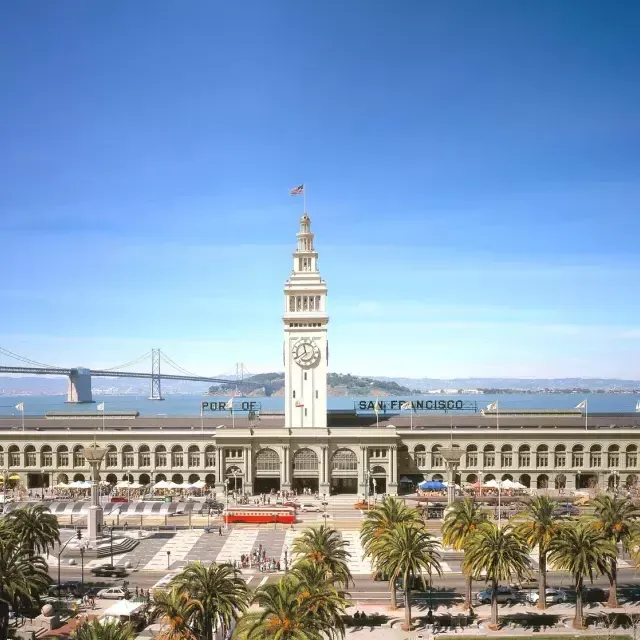 Exterior of San Francisco Ferry Building 